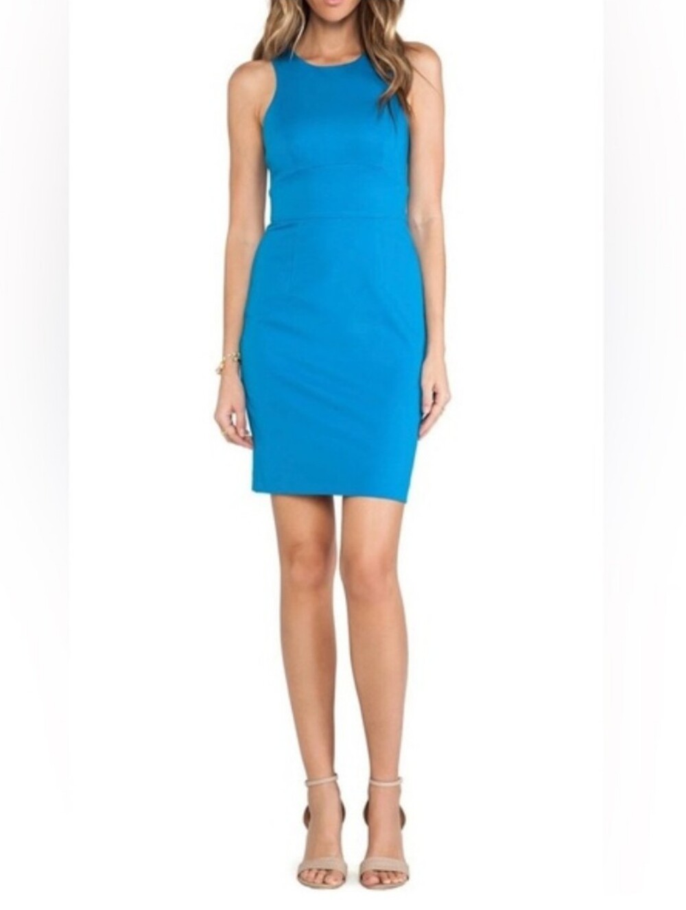 Trina Turk Blue Sheath Cocktail Dress